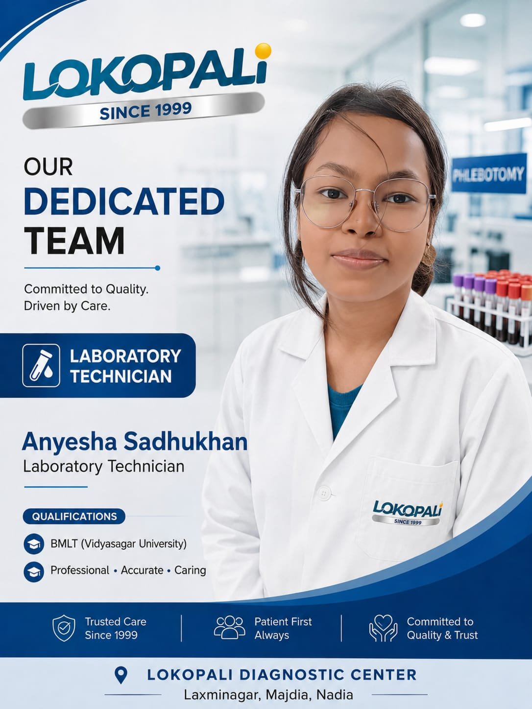 Anyesha Sadhukhan — Laboratory Technician